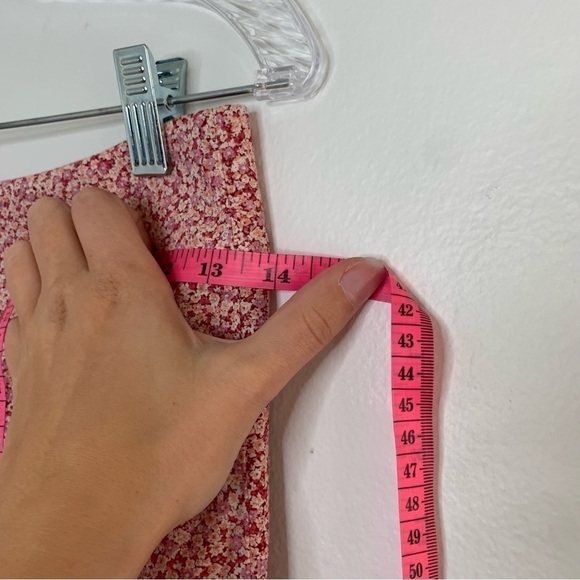 Petersyn pink floral ruffle front maxi skirt - Picture 9 of 13